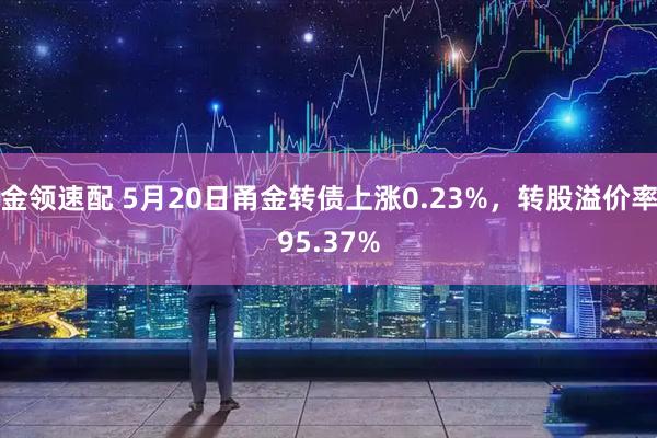 金领速配 5月20日甬金转债上涨0.23%，转股溢价率95.37%